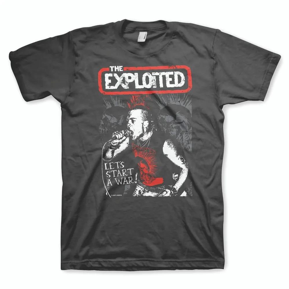 Unisex Short Sleeve Crew Neck Cotton T Shirt The Exploited - Start A War XXXL