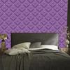 Geometric rhombus wallpaper, purple background, purple center, 50x1000