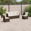 VidaXL Garden Lounge Set with Cushions 5 Pcs, Sofas with Adjustable Feet, Outdoor Furniture Set Patio Terrace, 3249192