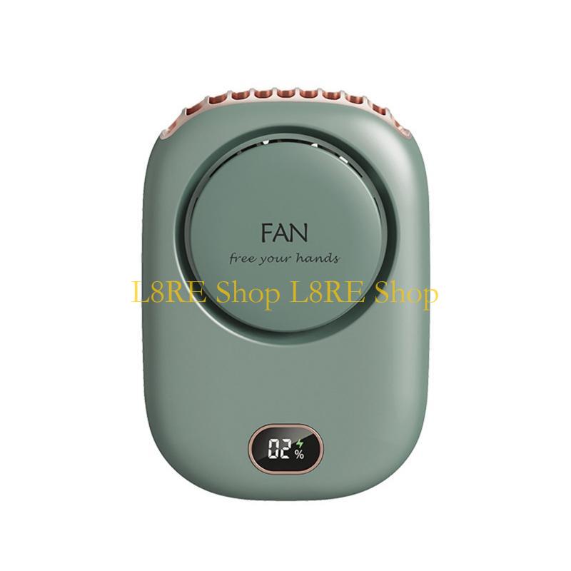 L8RE Air Cooler Mini USB Rechargeable Fan 2000mAh Battery Portable Power Display