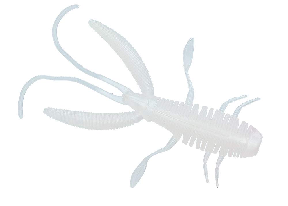 

DAIWA Rockfish Worm HRF KJ Hog 3 Inch Clear Pearl Glow Lure