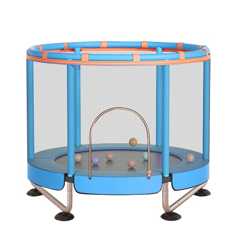 Faltbares Indoor-Trampolin für Kinder mit Handlauf