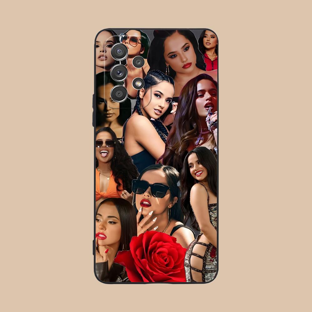 Fashion Becky G Matte TPU Mobile Phone Case for Samsung Galaxy A56 55 54 53 52 51 36 35 34 23 16 15 5G Colorful Cover