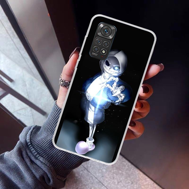 Undertale Papyrus Sans Doggo Phone Case For Xiaomi Redmi Note 15 14 14S 13 12S 12 Pro Plus 11S 11 10S 10 4G Cover 11E 11T 5G Pri