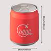 Cola Can Dustbin Small Round Trash Bin with Press Lid for Bathroom