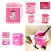 Charming And Practical Mini Electric Washing Machine Dollhouse Toy For Makeup Brush Cleaning