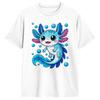 Fun Blue Axolotl Kawaii Lover Tshirts Unisex Round Neck Cotton T Shirt Short Sleeve Tee Shirt Classic Tops