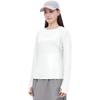 Li Ning Outdoor CF Letter Round Neck Versatile Long Sleeve T-Shirt Women Tops ATLW158-1