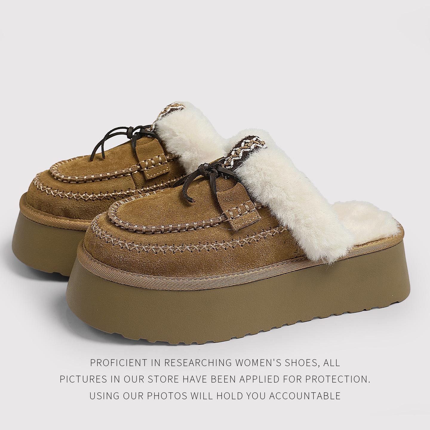 Alpine Snow Boots Women`S Fur Integrated