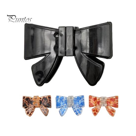 Bow Hair Clip 1/4Pcs Clips for Women, Imitation Acetate Plate Claw with Strong Women Hairpin Spring Clamp, 3D Design Magnetic Daily Wear Travel