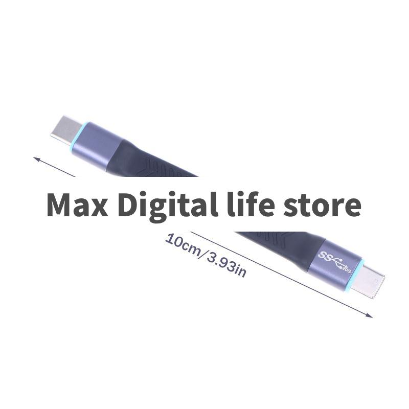 20Gbps USB3.2 TypeC Cable Fast Charging UsbC To UsbC Cable High Speed TypeC Data Line Short Line 10CM