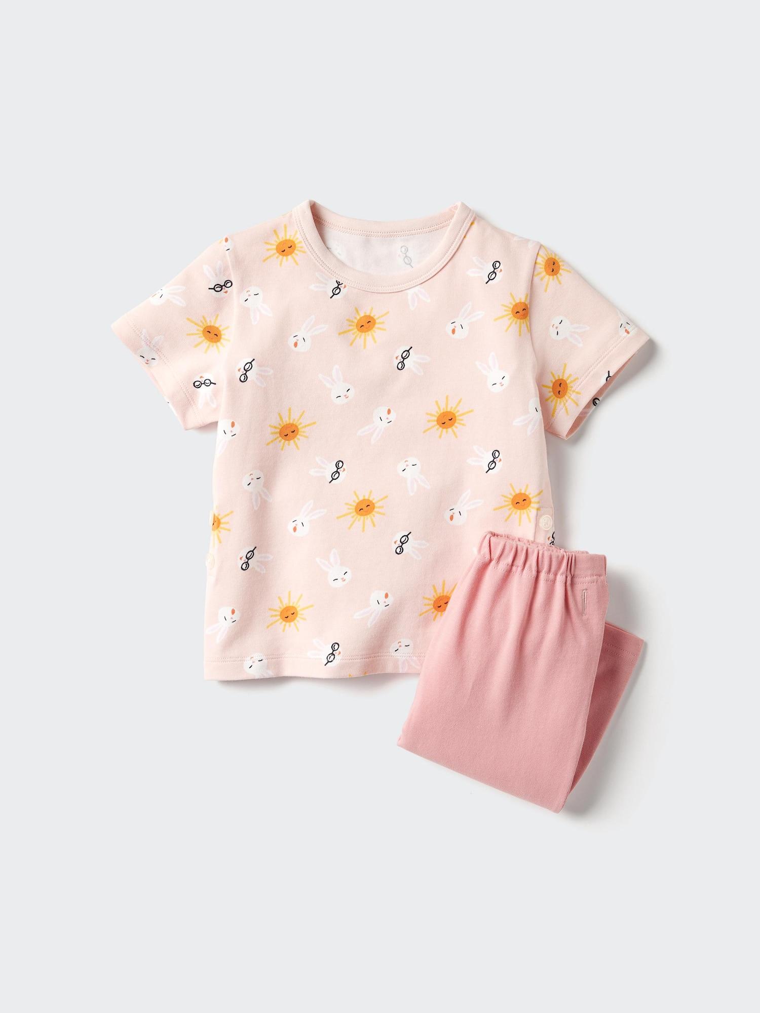 Uniqlo Япония Коллекция книжек-картинок Пижама Dry Кейко Сена 11 PINK/80