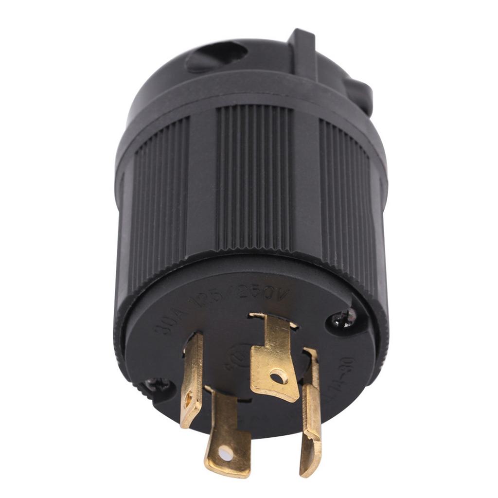 Lock Plug 30A 125V - 250V 4 - Prong Anti - Loosening Generator Plug L14 - 30P for Connecting To a Generator