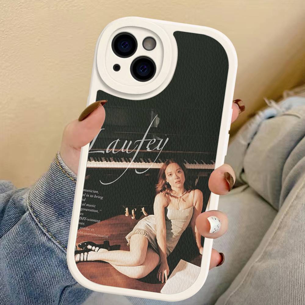 Singer L-LaufeyS Phone Case For IPhone 11 12 13 14 15 16 Pro Max Plus Leather Cover
