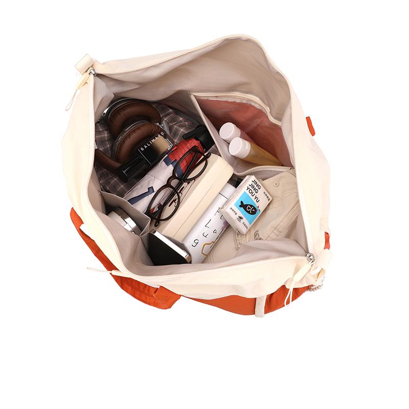 Extensible Large Capacity Shoulder Bag Women's Dry and Wet Separate Travel Bag Short Distance Duffel Bag