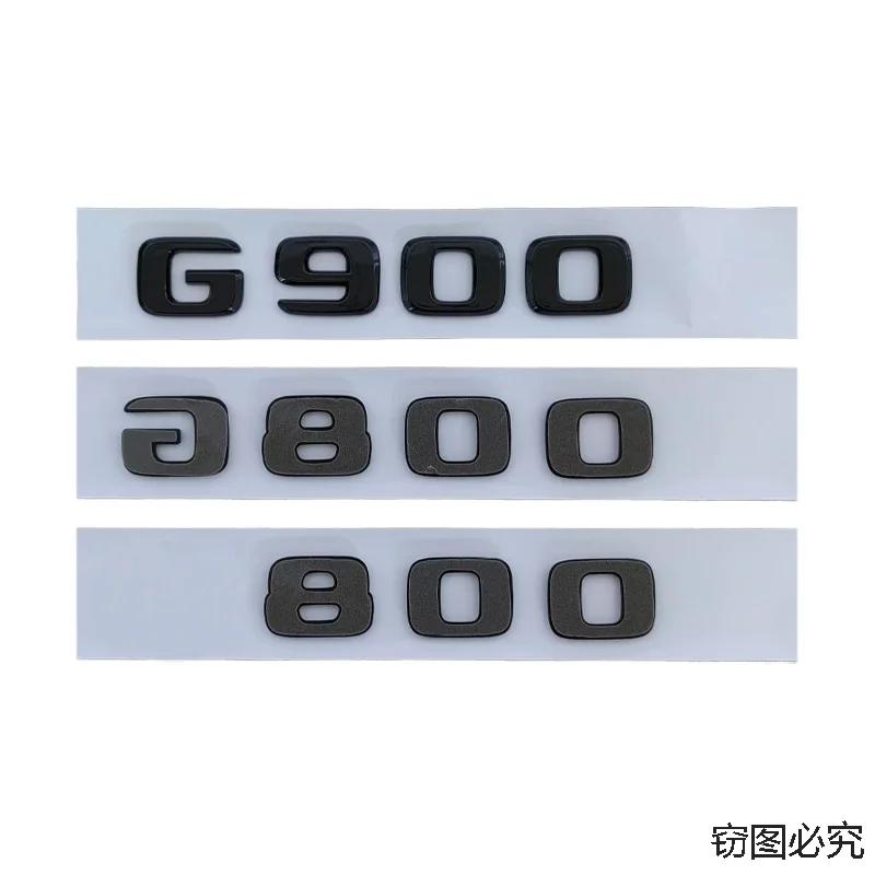 ABS Car Body Side Letters Badge Tail Trunk Sticker for Mercedes Benz G700 G800 G900 900 800 700 Emblem W210 W213 W204 W251 W111