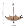 Umbrella Bird Feeder Hanging Bird Bath Premium Water Tray Iron Bird Food Bowl For Outside Outdoor Backyard Lawn Yard Porch Decor