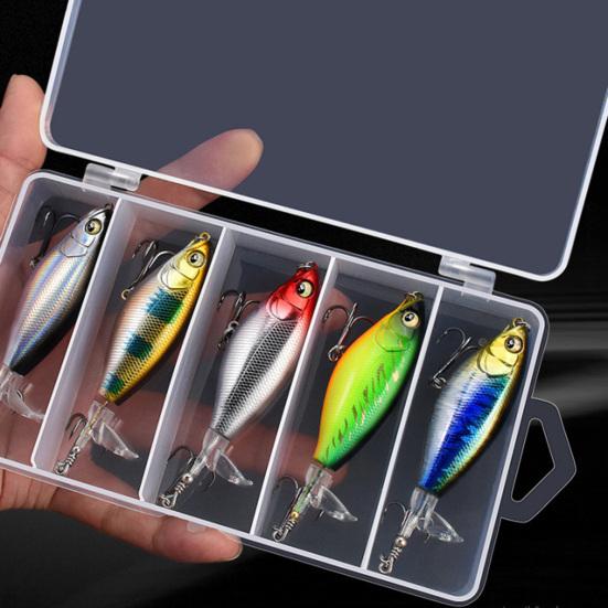 5Pcs 9.2CM/12G Topwater Fishing Lure with Rotating Propeller Long Casting Floating Splashing Artificial Bait Freshwater Saltwater Trout Bass Fishing