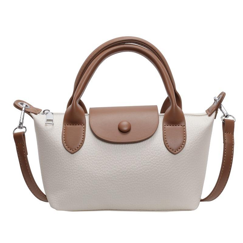 

Сумка-пельмень с узором личи для женщин, новая модная универсальная осенняя сумка, повседневная ретро сумка через плечо