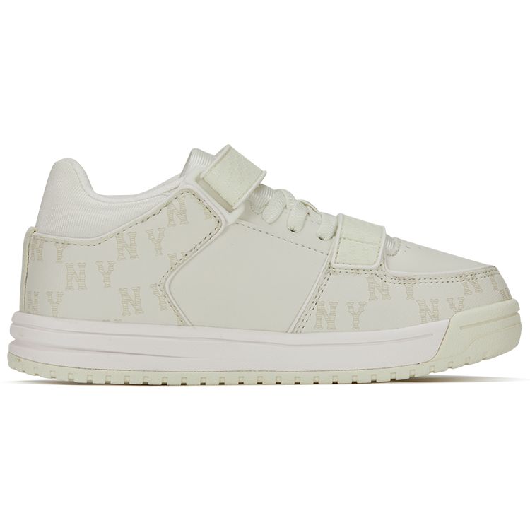 MLB Chunky Liner Retro Floral Casual Trendy Slip-Resistant Low-Top Skate Shoes Kids sneakers Off-White 7ASXCM33N-50WHS
