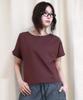 Deumakeu Checkered Mini French Short-Sleeved Shirt Red