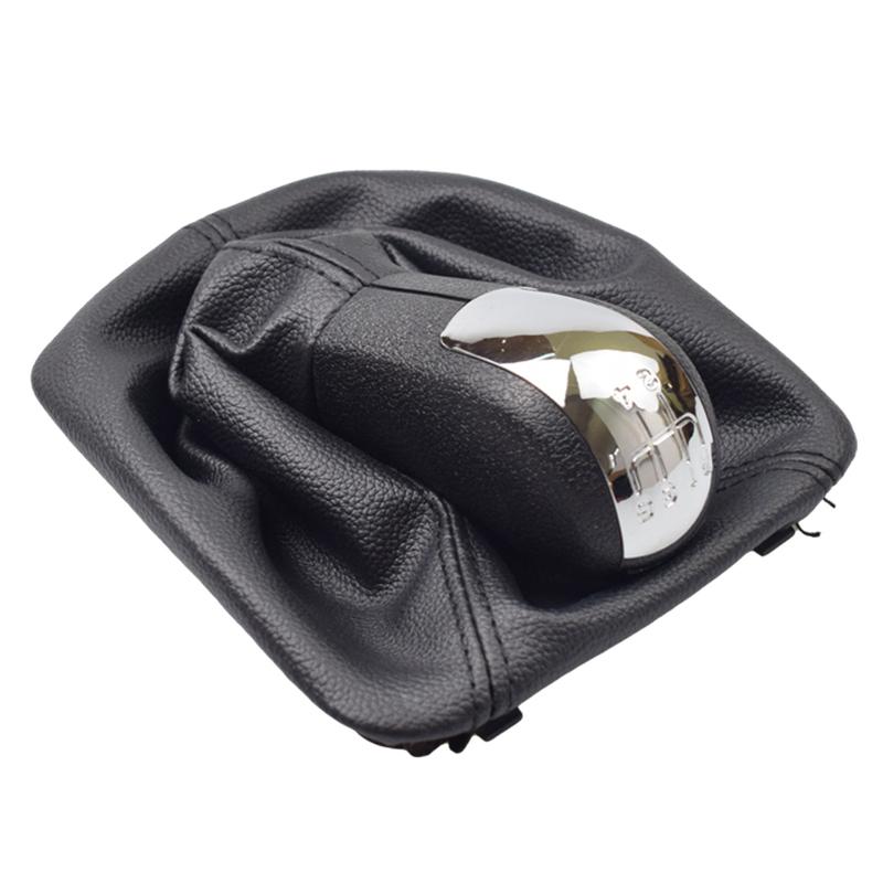 5 Speed Car Gear Shift Knob Gearstick Gaiter Boot Kit For Skoda Octavia 2004 2005 2006 2007 2008 2009 2010 2011 2012