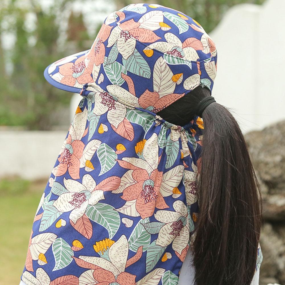 UV Protection Sun Hat Breathable Hunting Ear Flap Face Neck Protective Cover Leisure Outdoor Fishing Cap Women