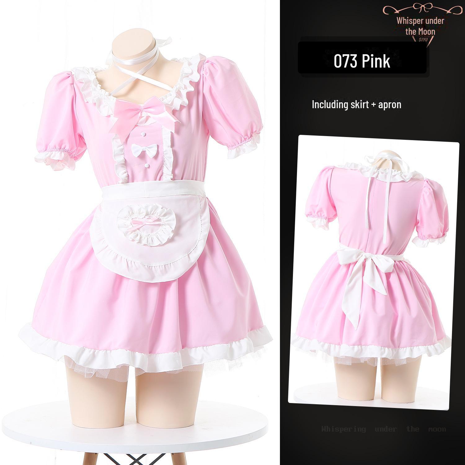 

Платье горничной в японском стиле в стиле Лолита с вырезом-халтер M