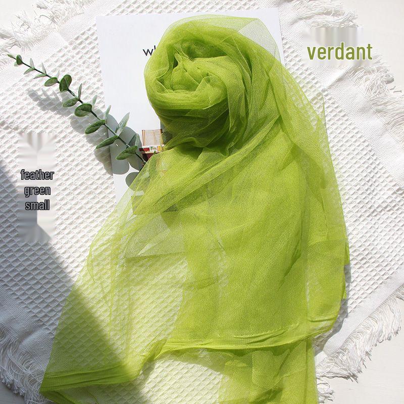 Green Tulle Lace Net Fabric for Kindergarten & Wedding - Transparent, Free Shipping