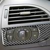 Carbon Fiber Interior Headlight Control Cover Trim For BMW 6Series M6 2004-2010