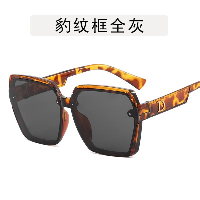 Korean Fashion Style Sun glasses Women Polygon Shape Anti-glare Sunglasses Woman Travelling Holiday Female Sunglass