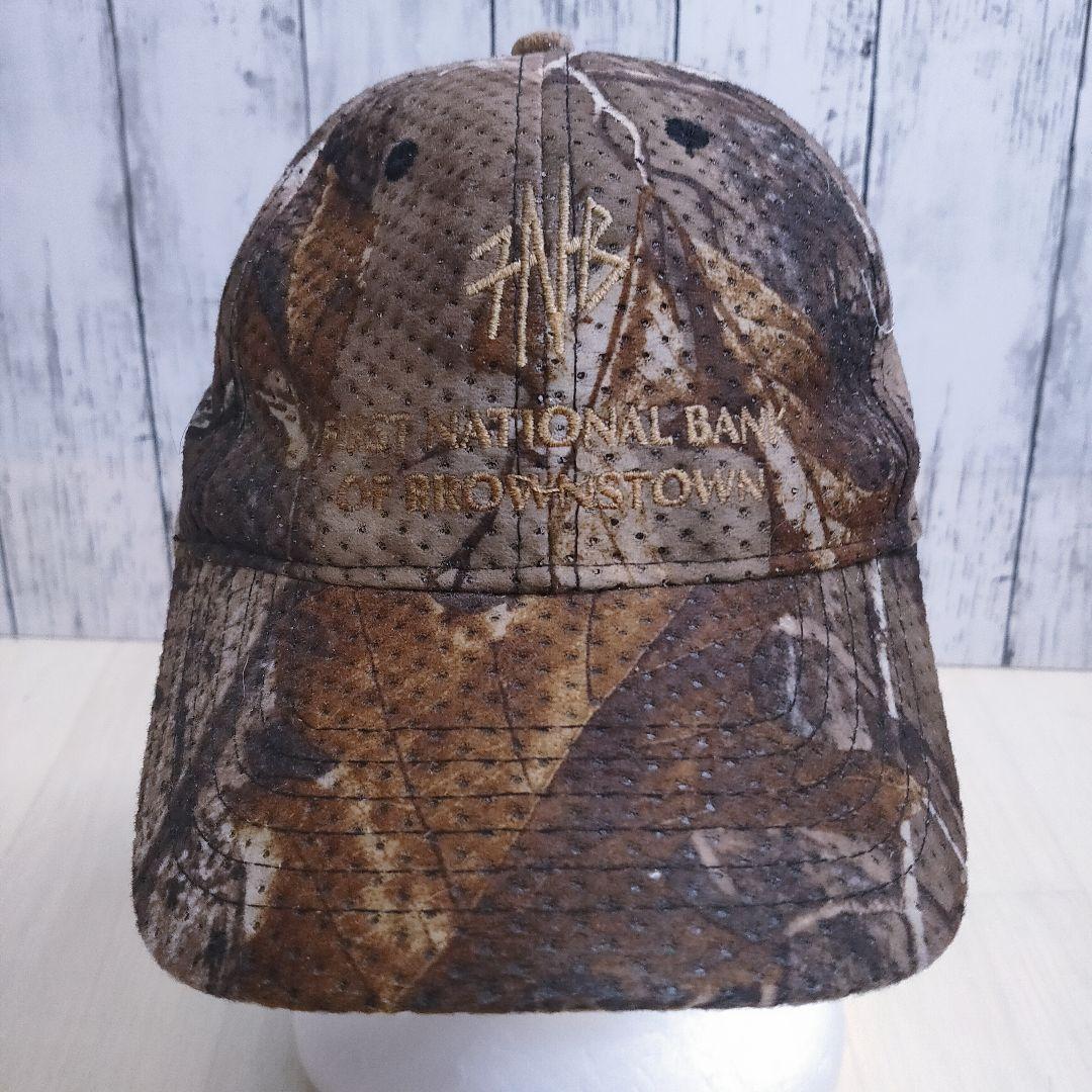 

[USED] Realtree Camo 6-Panel Cap in Brown Earth Tones with Embroidered Logo