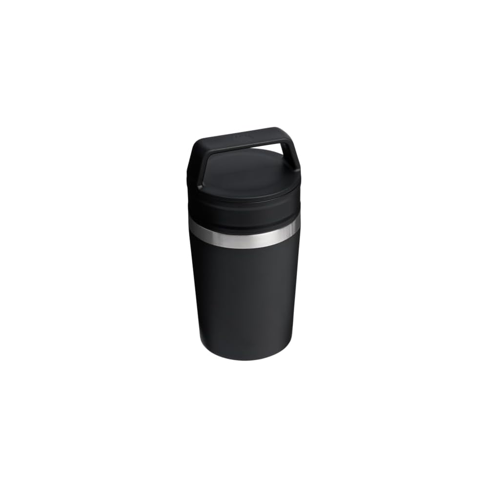 Stanley 1913 Cafe To Go Travel Vacuum Insulated Mug, Black, 20 oz (0.23L)
