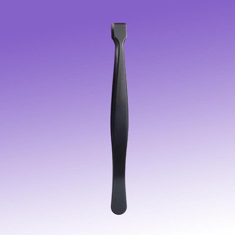 Stainless Steel Glue-Free Lower Eyelash Tweezers for Professional Lash Artists – Golden Feather False Eyelash Curler.