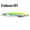 Luminous Finish Jigging Lure Laser Paper Coated Trolling Lure Slow Sinking Lure  Trolling Fishing