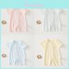 Baby Cotton Romper Summer Lightweight Nobone Antibacterial For Newborns And Toddlers