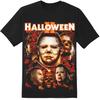 Rock Rebel Men's Halloween 2 Michael Myers Collage T-Shirt Black