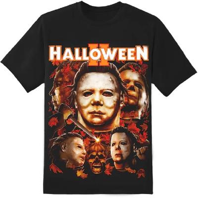 Rock Rebel Men's Halloween 2 Michael Myers Collage T-Shirt Black