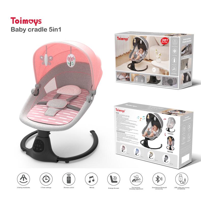 Multifunctional Electric Baby Rocker Cradle: Soothing Chair for Newborns