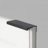 Invisible Cabinet Handles, Aluminum Edge Pulls for Sliding Wardrobe Doors, Side Mount Embedded Finger Pulls for Kitchen Cabinets