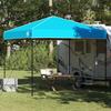 Pop Up Gazebo Blue 243 X 243 X 251 Cm Fabric