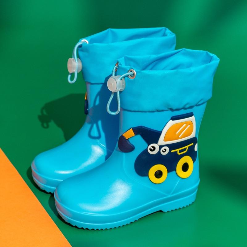 Gummistiefel, Wasserdichte Schuhe für Jungen, Rutschfeste Regenstiefel, Wasserschuhe für Mädchen