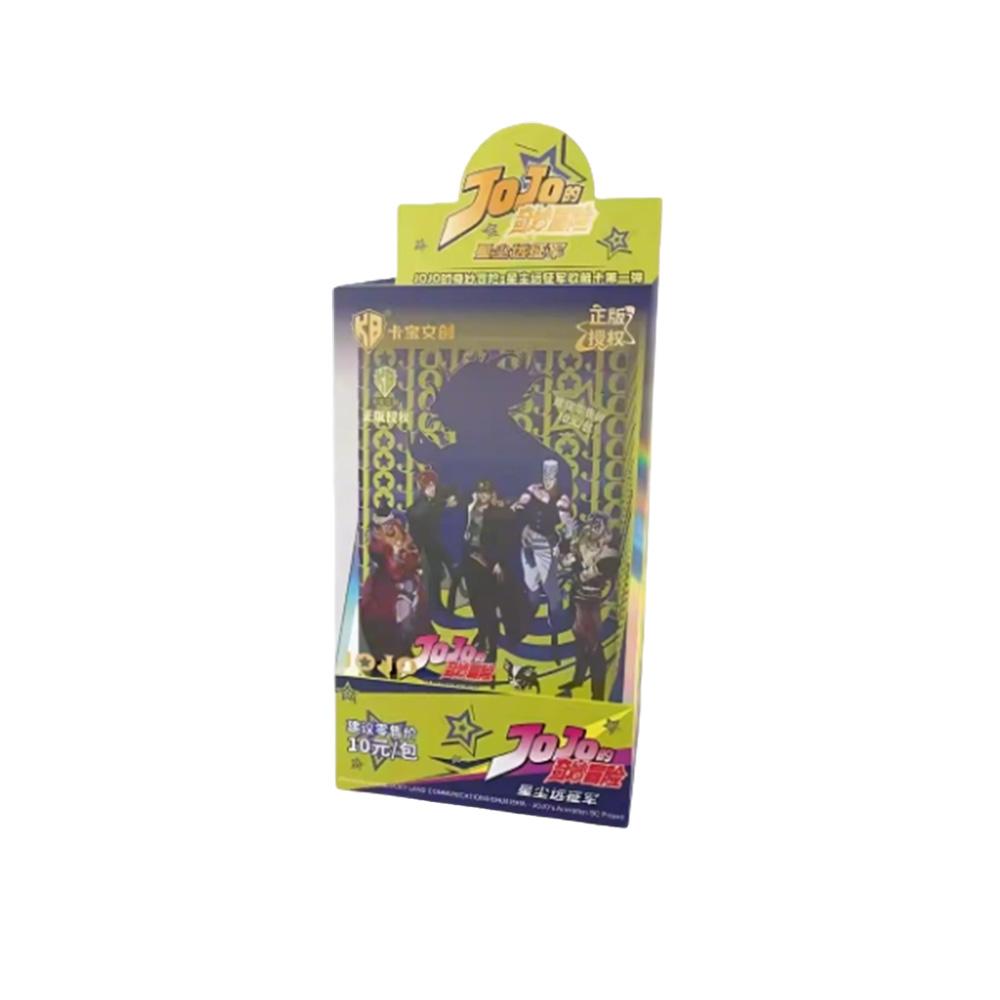 Genuine JOJO s Bizarre Adventure Golden Wind Second Series Collectible Trading Cards Collection Anime Booster Pack Cards