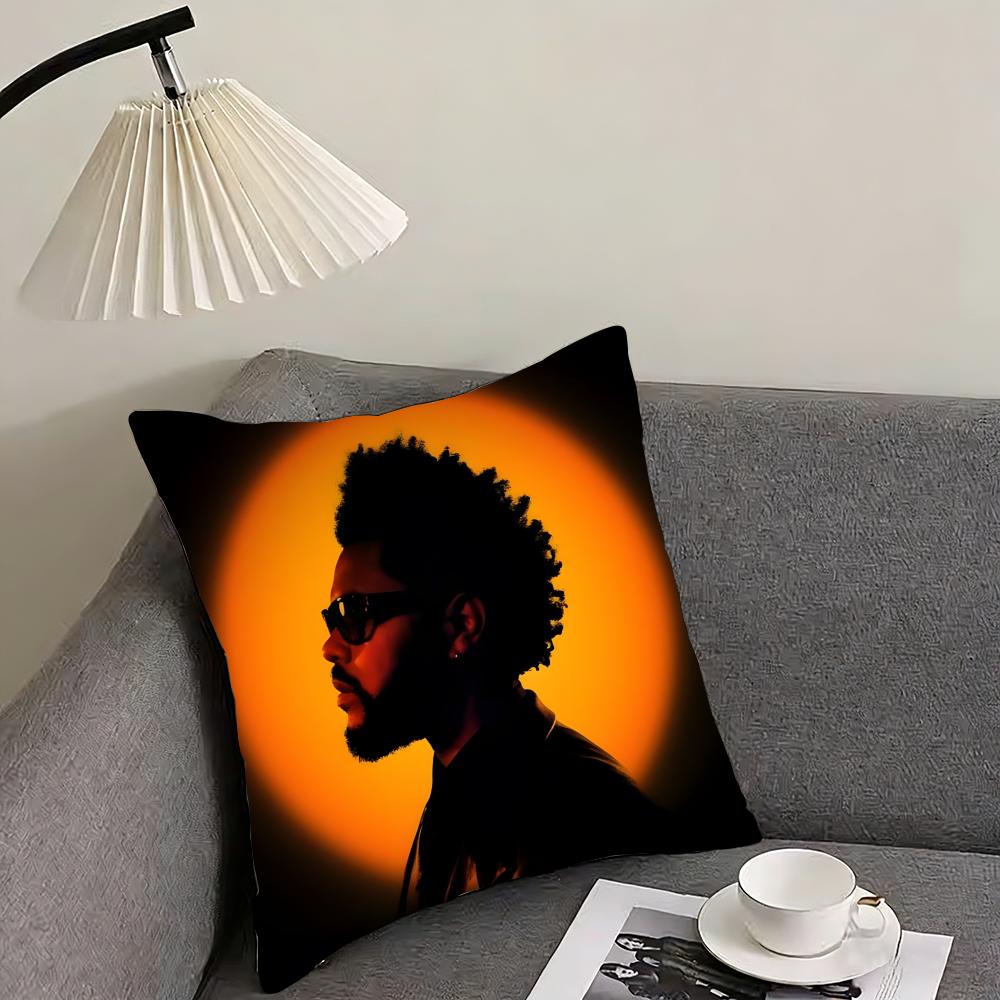 Classic Singer The Weeknd After Hours Cushion Cover Reversible Plush Pillow Cover – For car, sofa, bedroom, perfect as a gift.