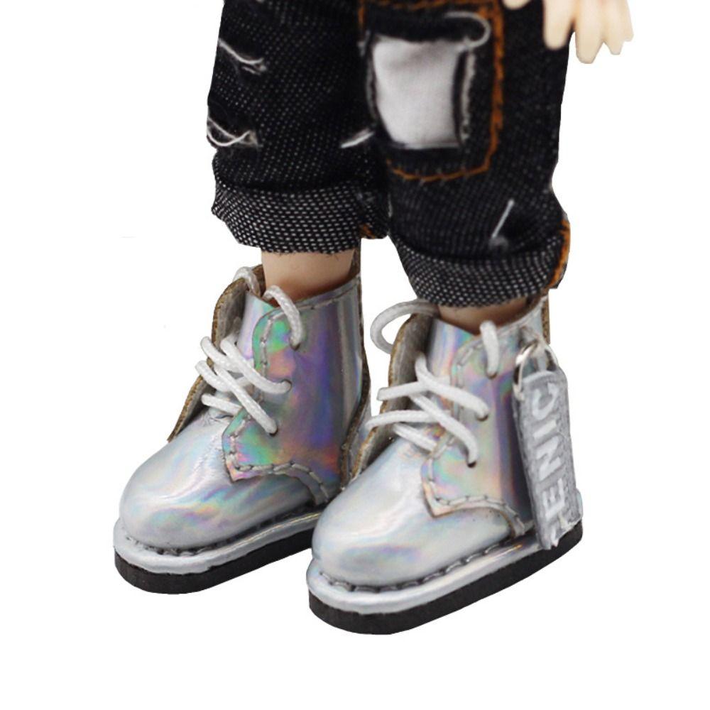 

1 пара ботинок из искусственной кожи Obitsu 11 Doll Leather Boots High-top 1/12 Bjd Doll Boots Obitsu11 белый