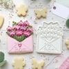 Flower Cookie Cutter Sunflower Rose Tulip Shape Biscuits Molds for Baking Fondant Pastry Biscuit Clay DIY Molds Gifts for Mother's Day Valentine's Day