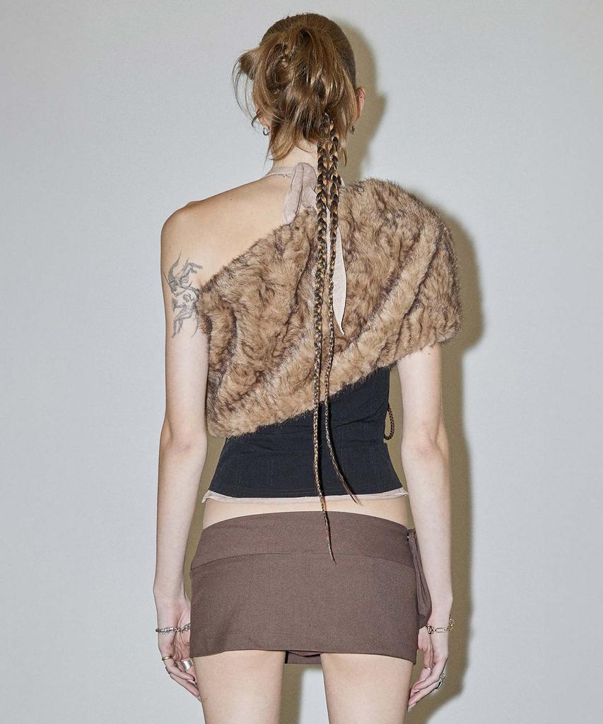 SCULPTOR Waist Point Classic Skort Brown