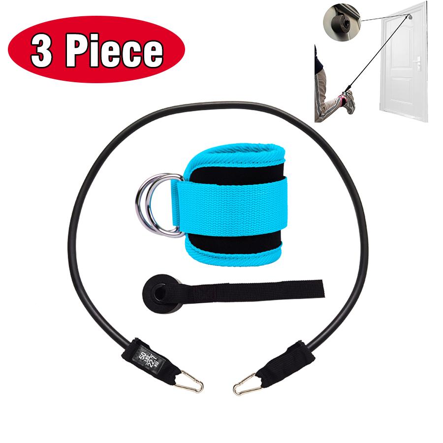 Fitness Ankle Straps izable Fit D-Ring Support Cuffs Gym Leg Strength Workouts Pulley with Buckle Active Guard Abductors