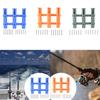 3 Tube Links Fishing Rod Holder Support Gift for Husband Equipment 3 Hole Fishing Rod Rack for Yacht Truck Garage Marine Boats