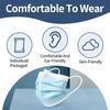 GTT 50/100Pcs Disposable Face Mask individually packaged 3 Ply breathable Earloop Protective Mask for Home School Office Outdoor